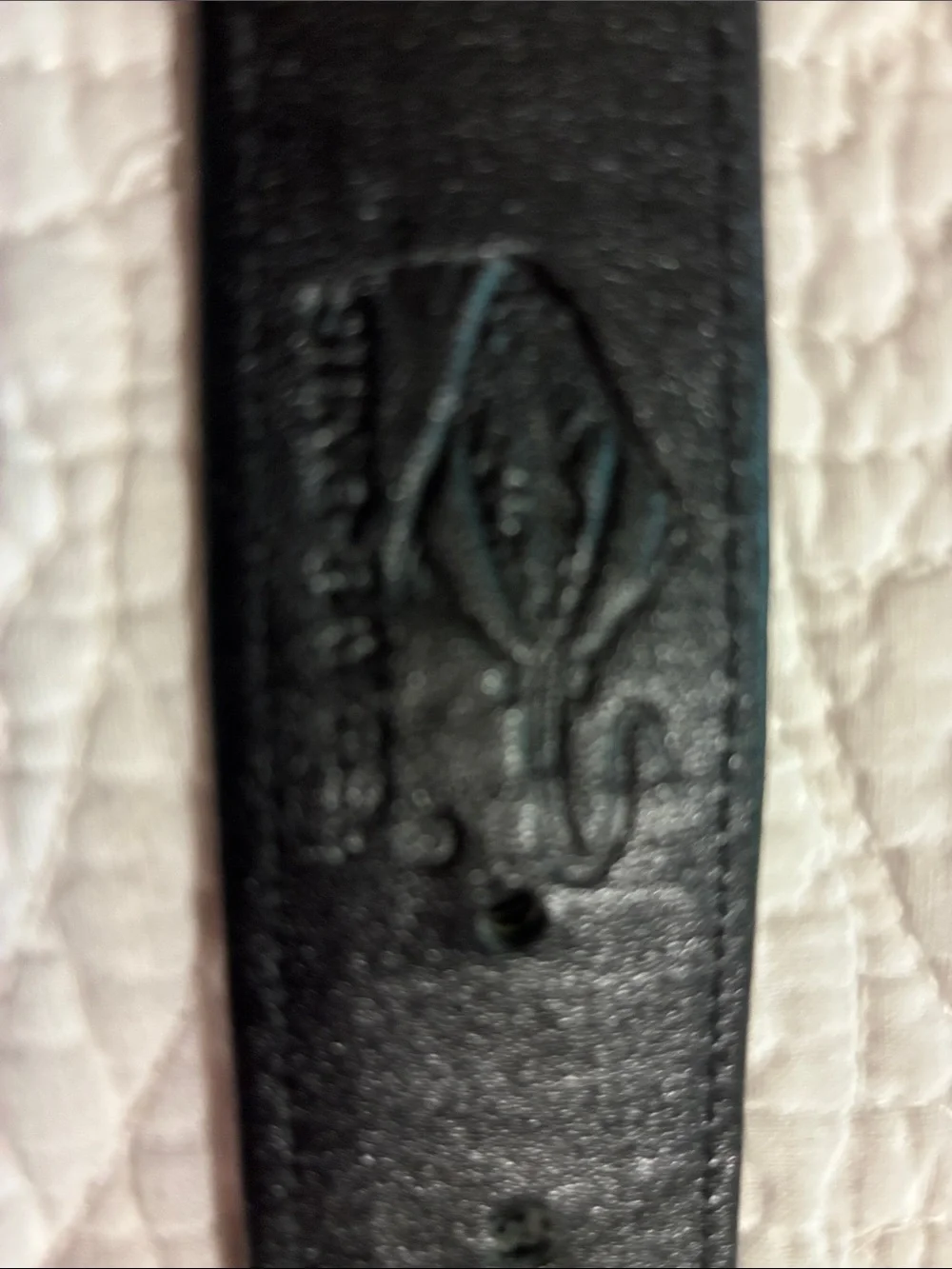 Black genuine stingray Belt with Silver Buckle AND stingray wallet